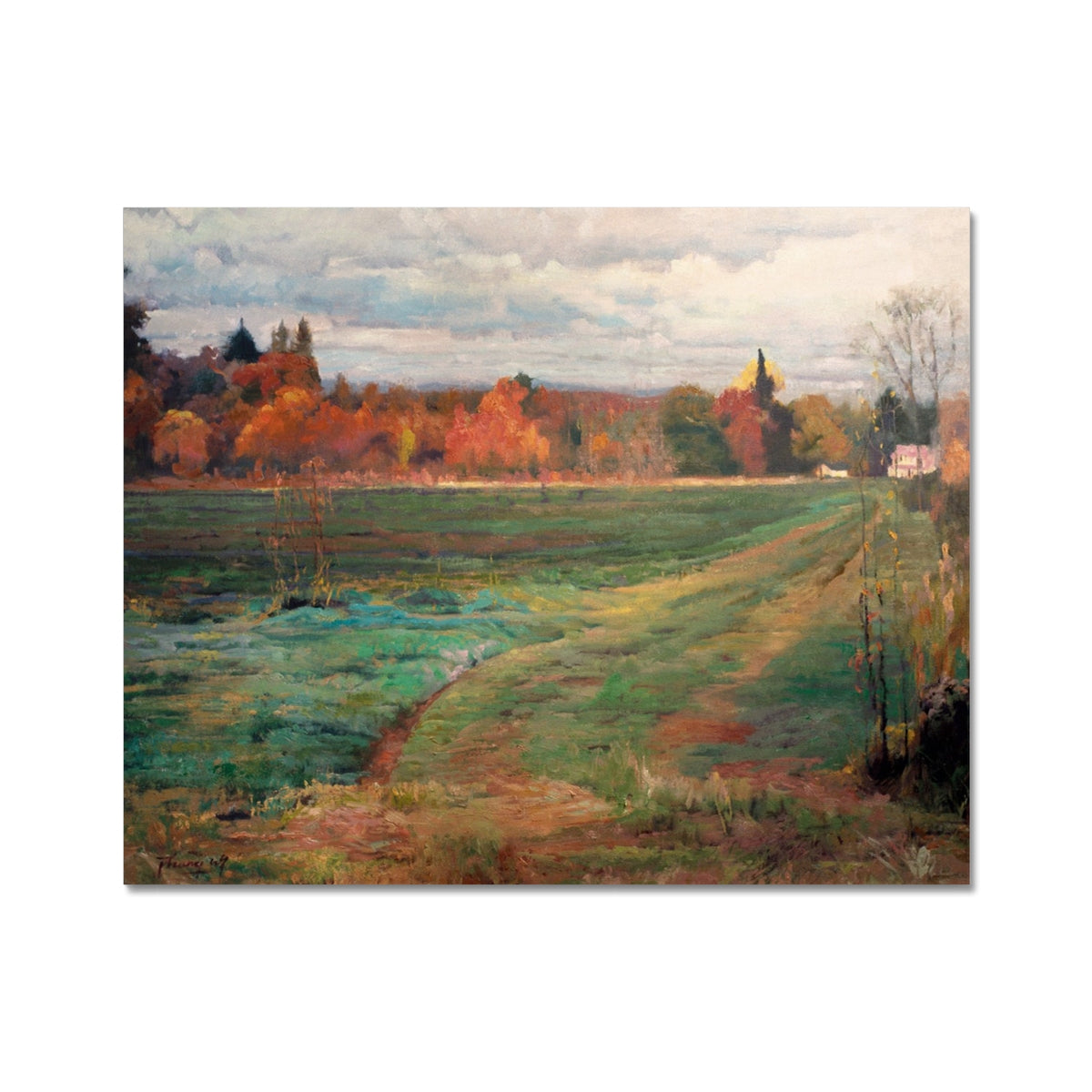 Farm Road Rolled Canvas