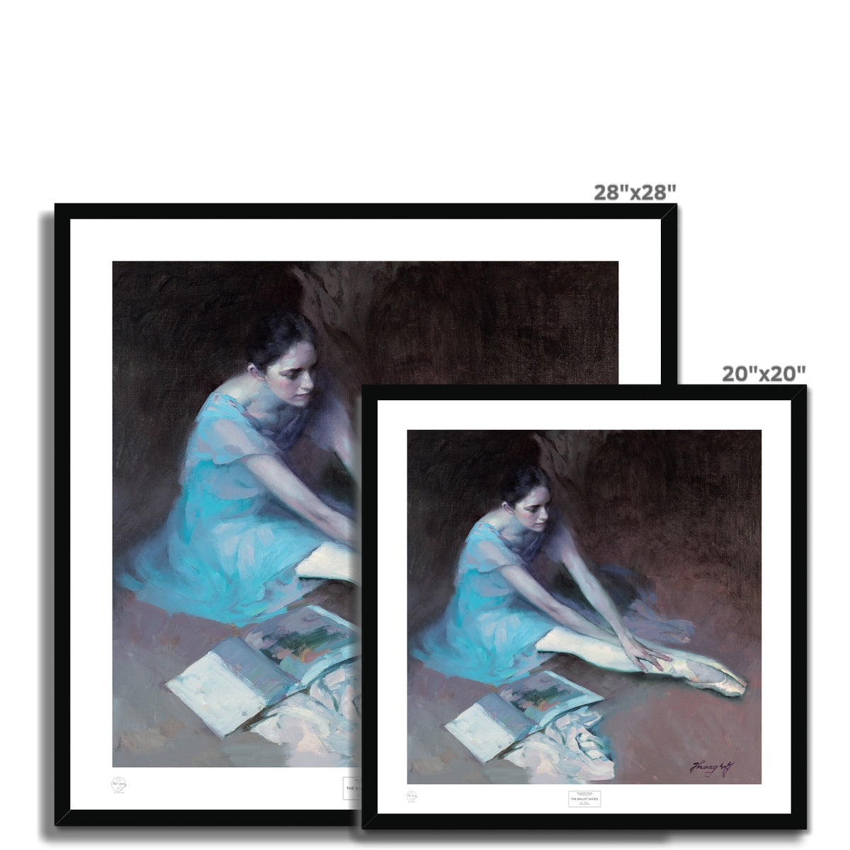 The Ballet Shoes Framed Print