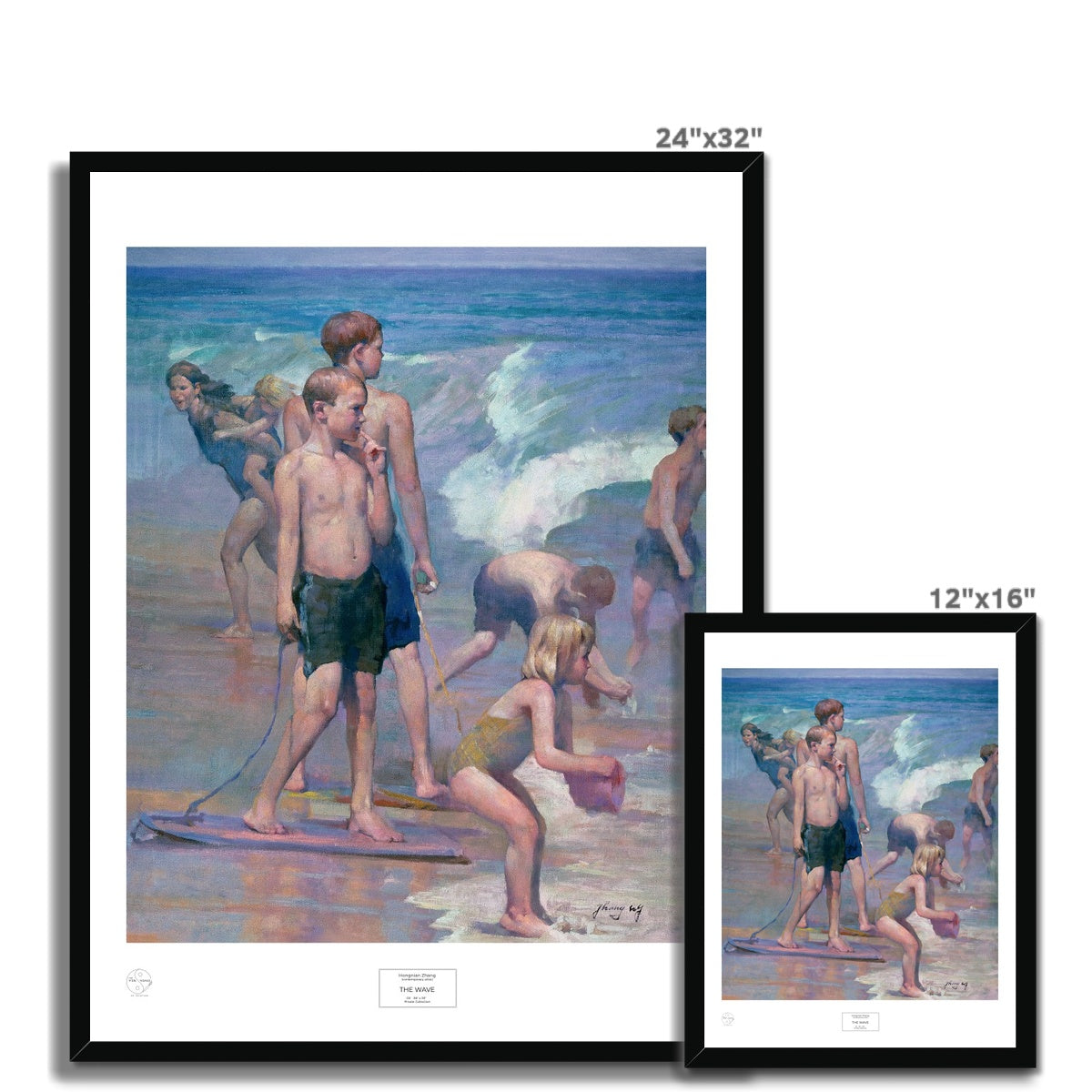 The Wave Framed Print