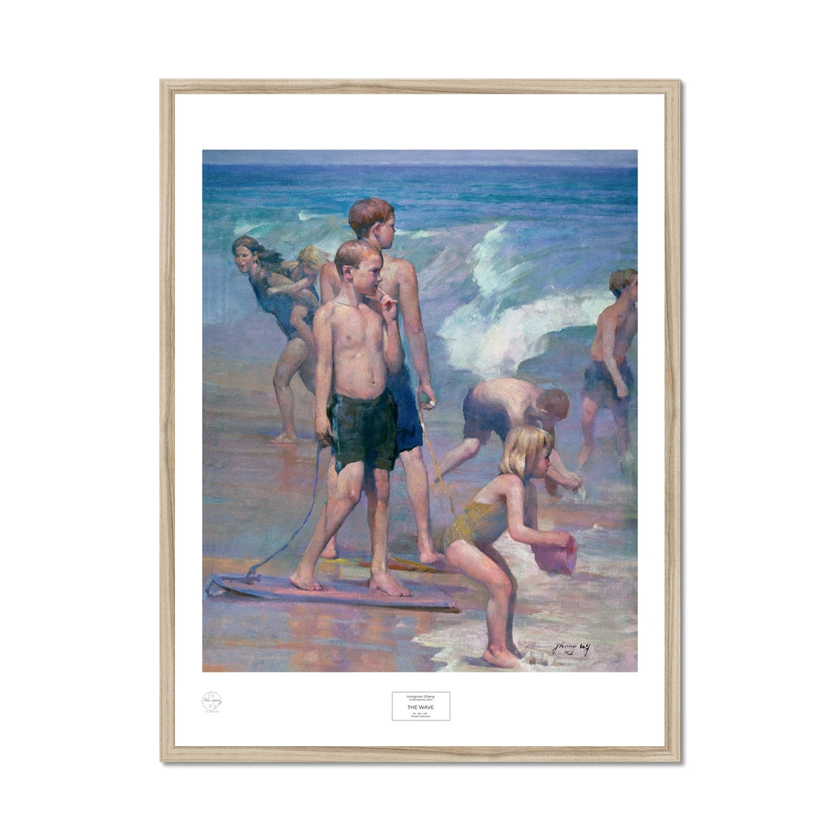 The Wave Framed Print