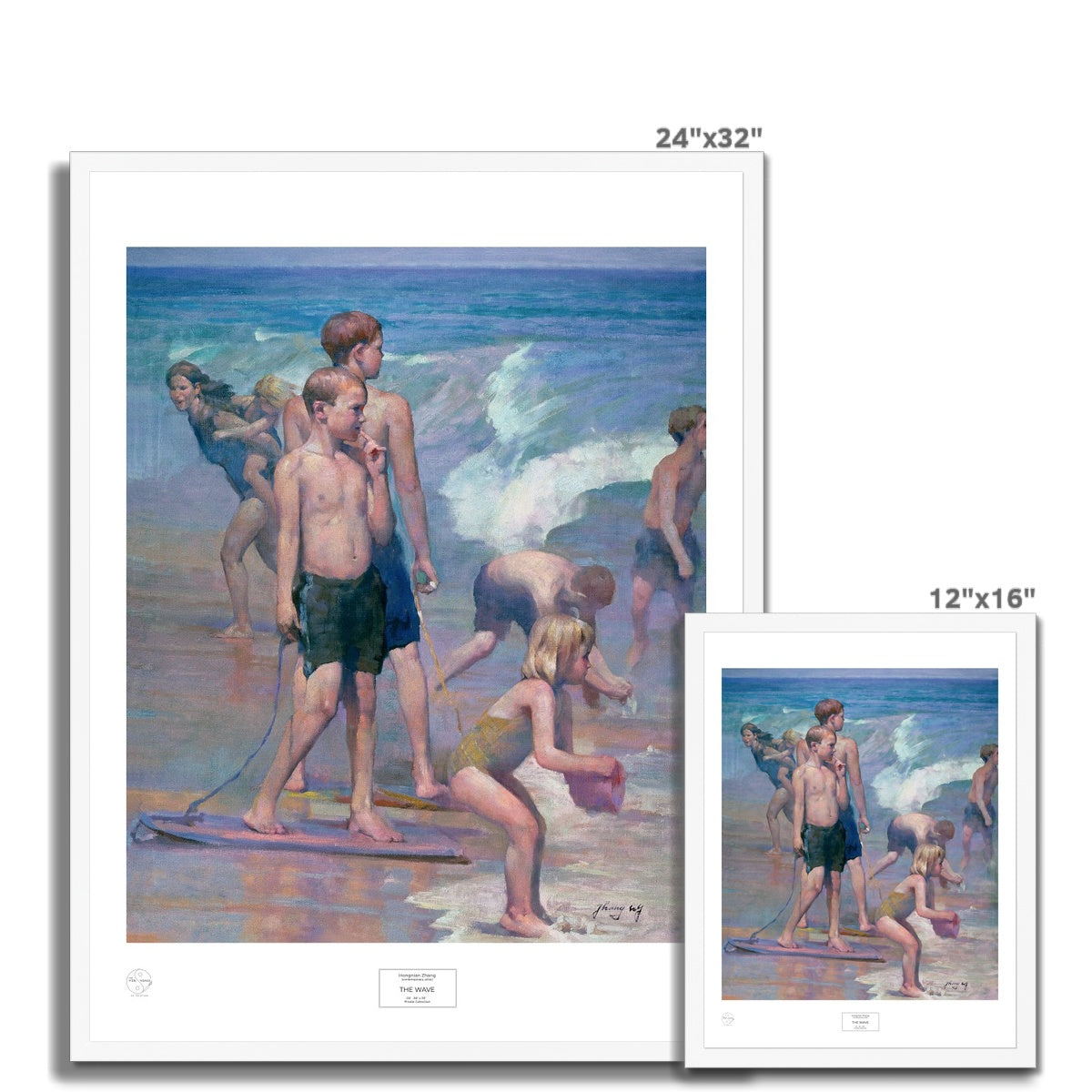 The Wave Framed Print