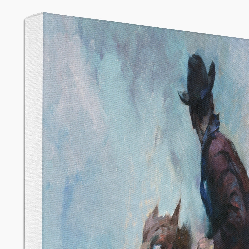 Empty Saddle Canvas
