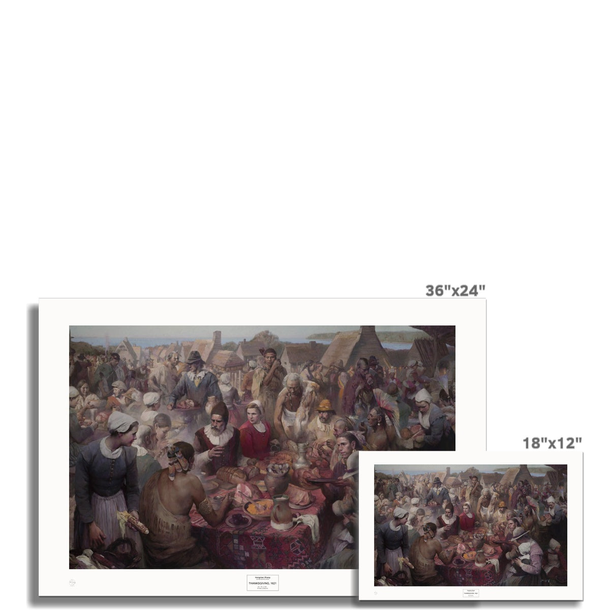 Thanksgiving 1621 Fine Art Print
