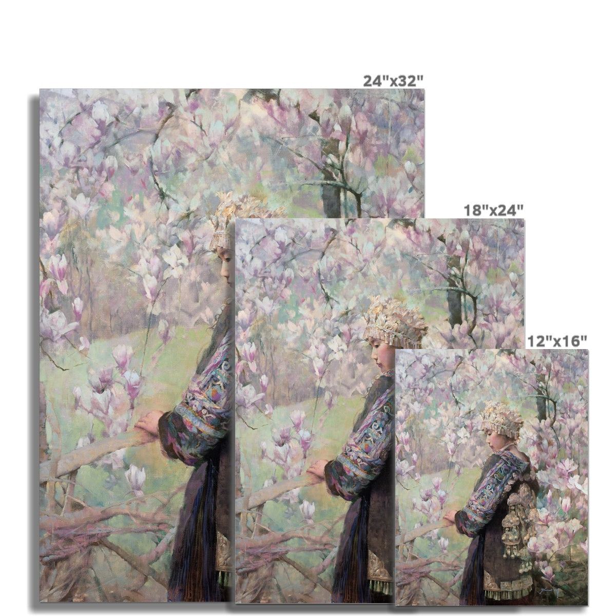 Magnolias Rolled Canvas