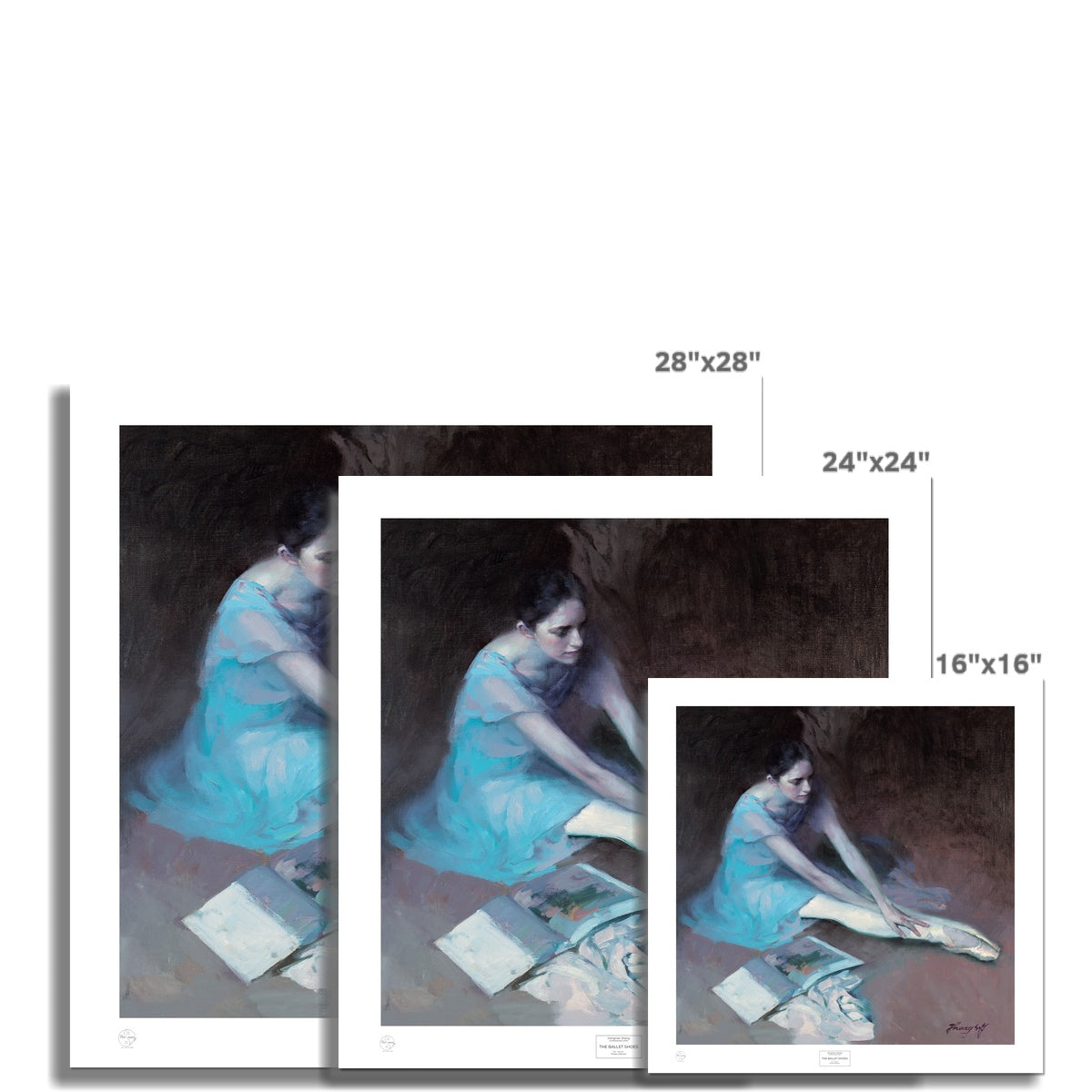 The Ballet Shoes Fine Art Print