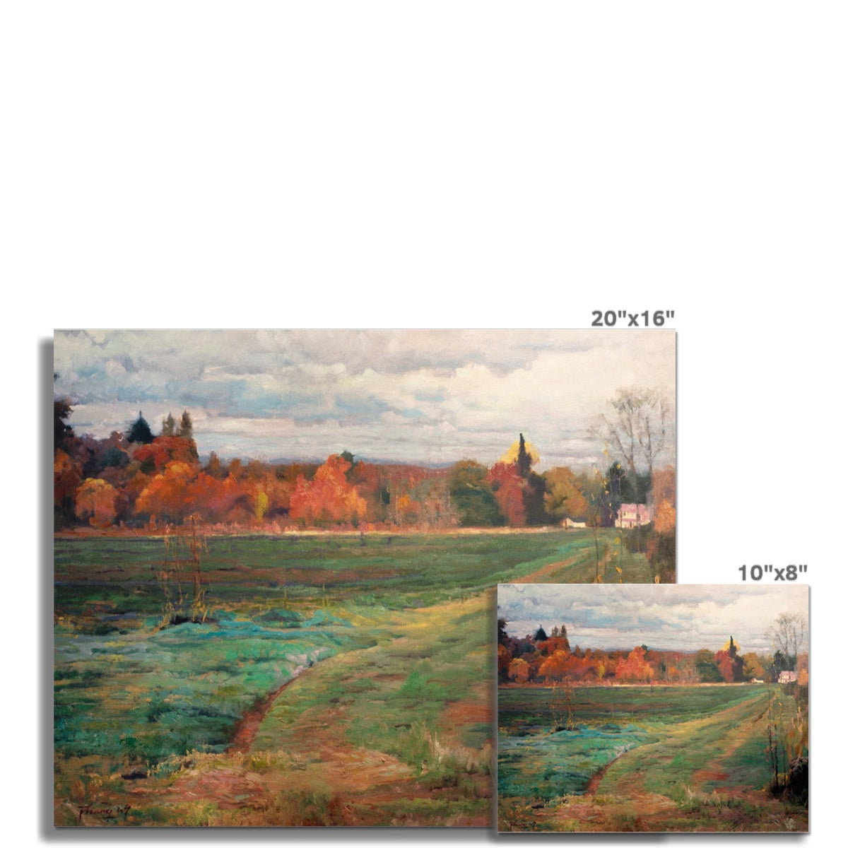 Farm Road Rolled Canvas