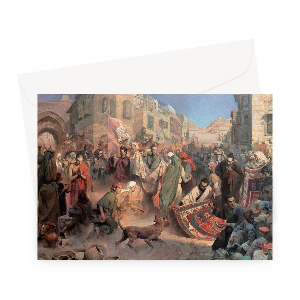 Silk Road Greeting Card