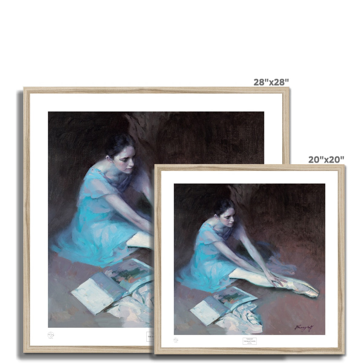 The Ballet Shoes Framed Print
