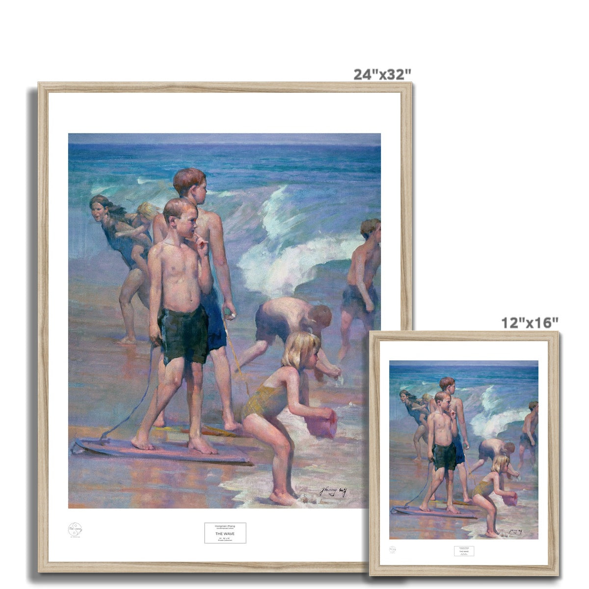 The Wave Framed Print