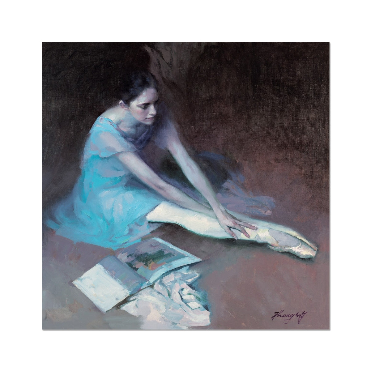 The Ballet Shoes Rolled Canvas