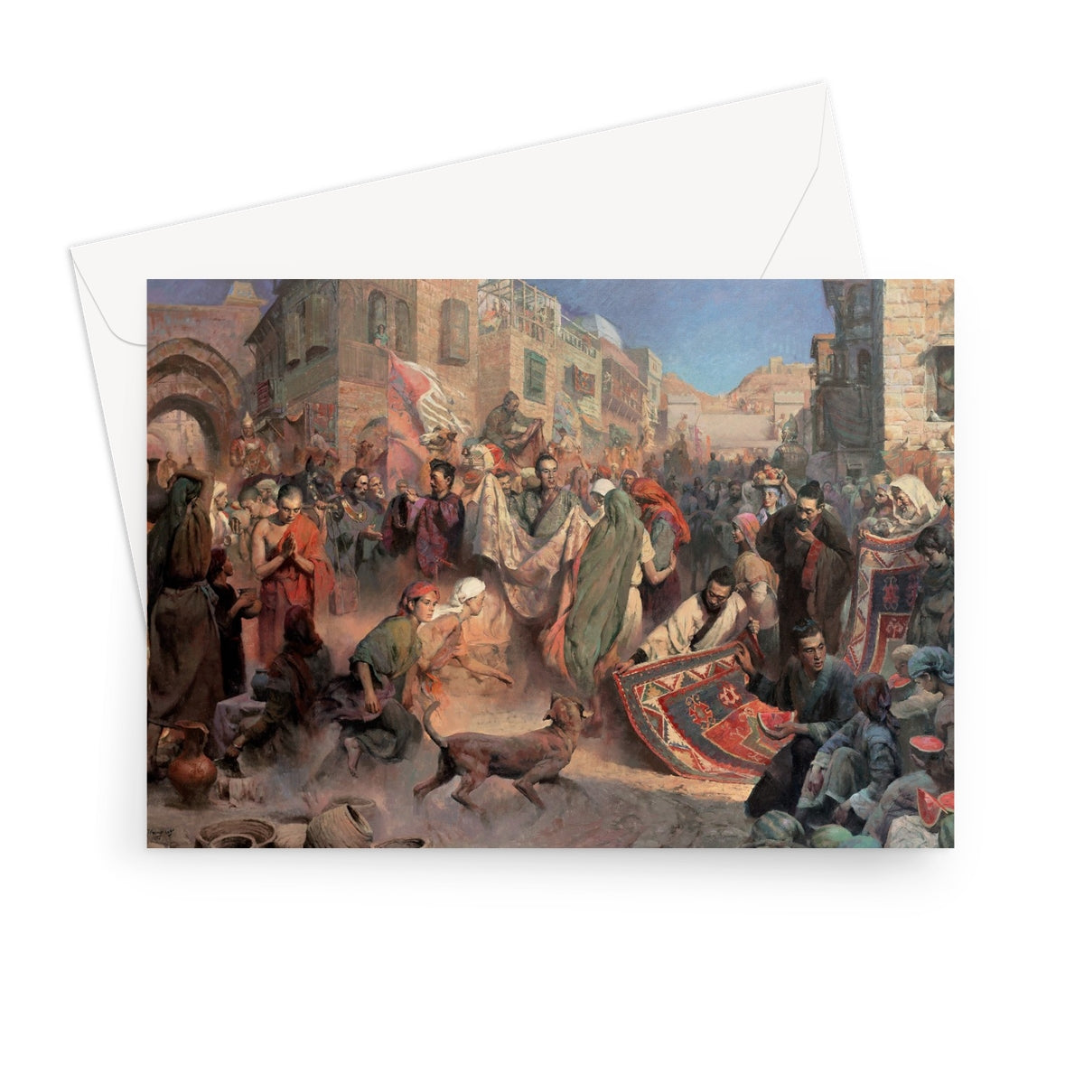 Silk Road Greeting Card