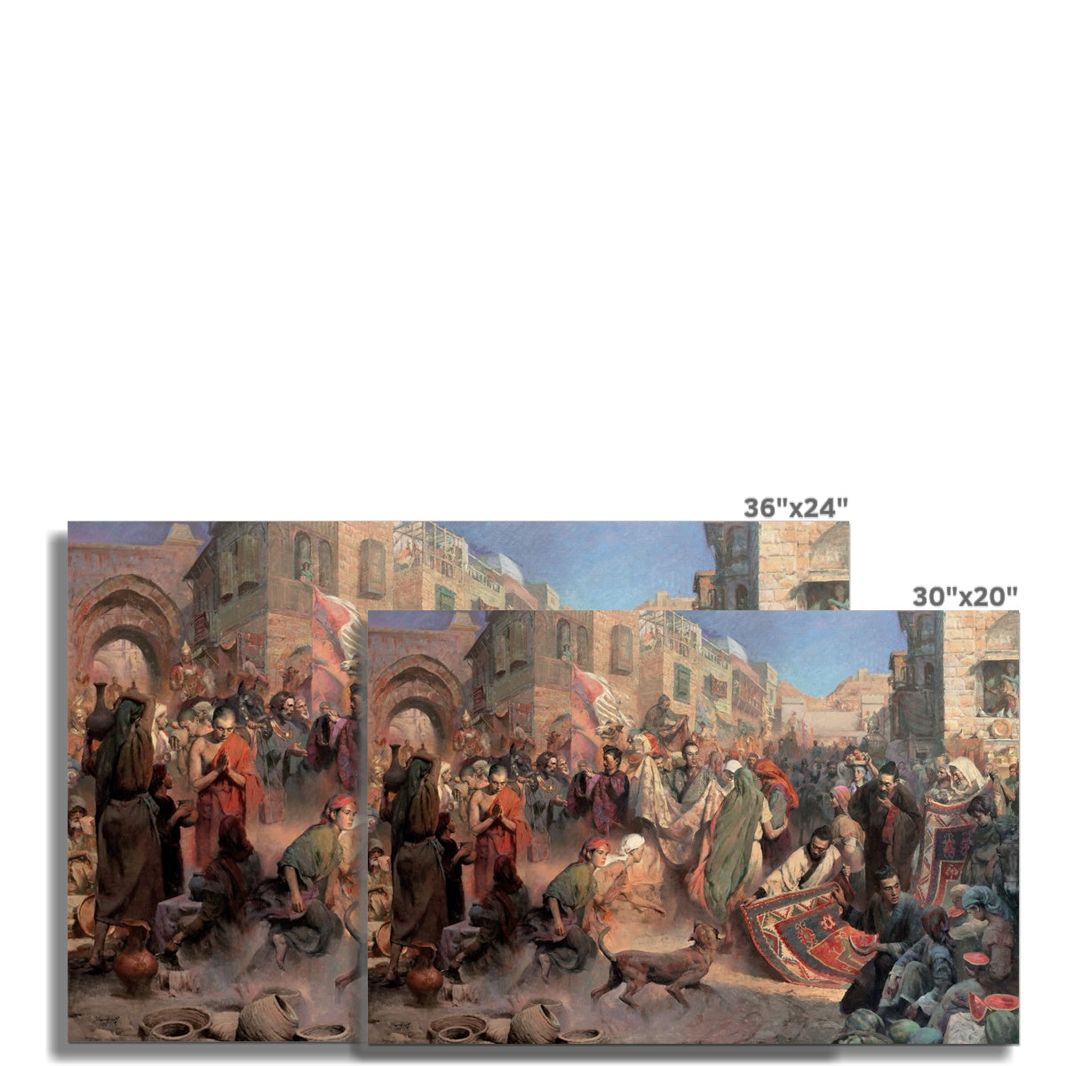 Silk Road Rolled Canvas