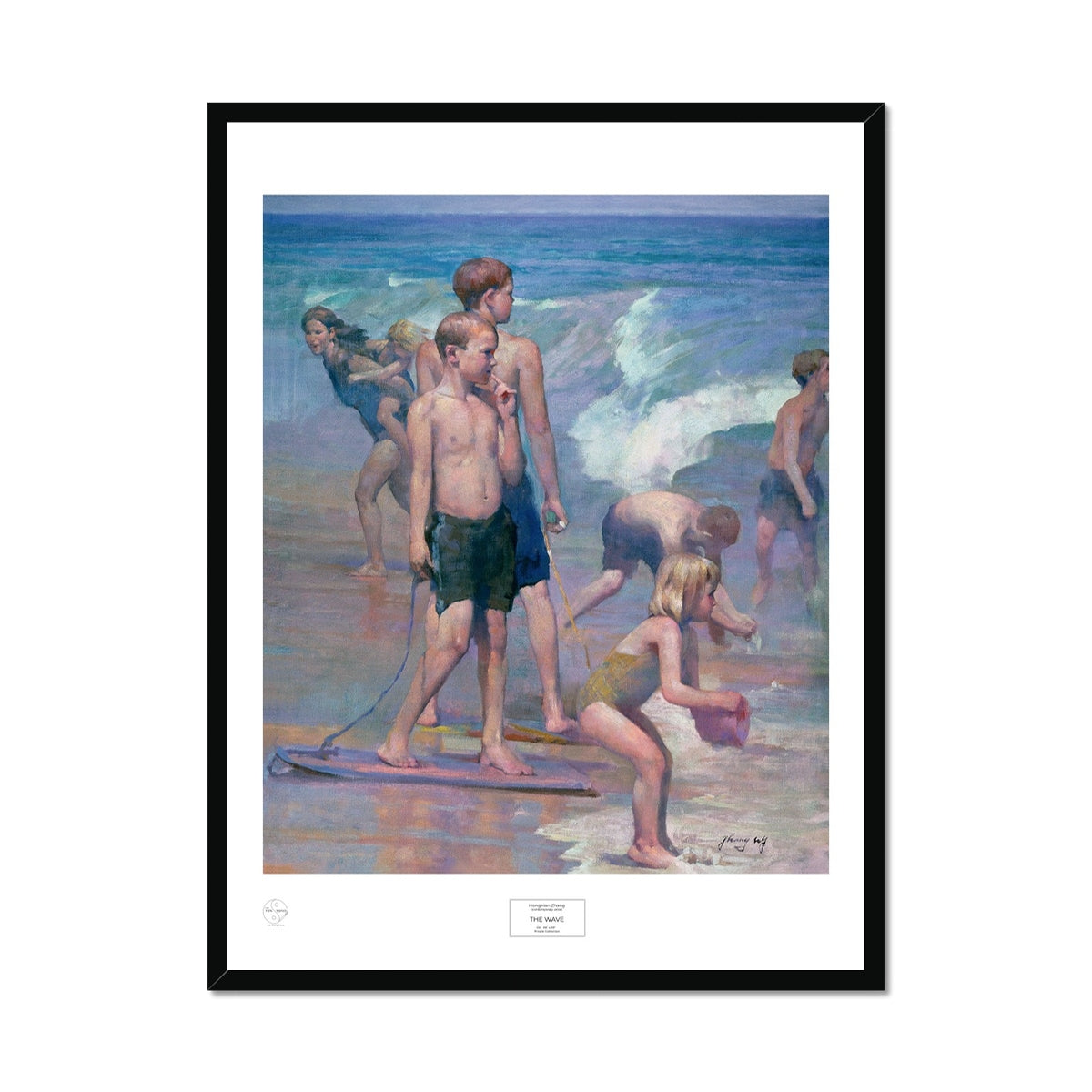 The Wave Framed Print