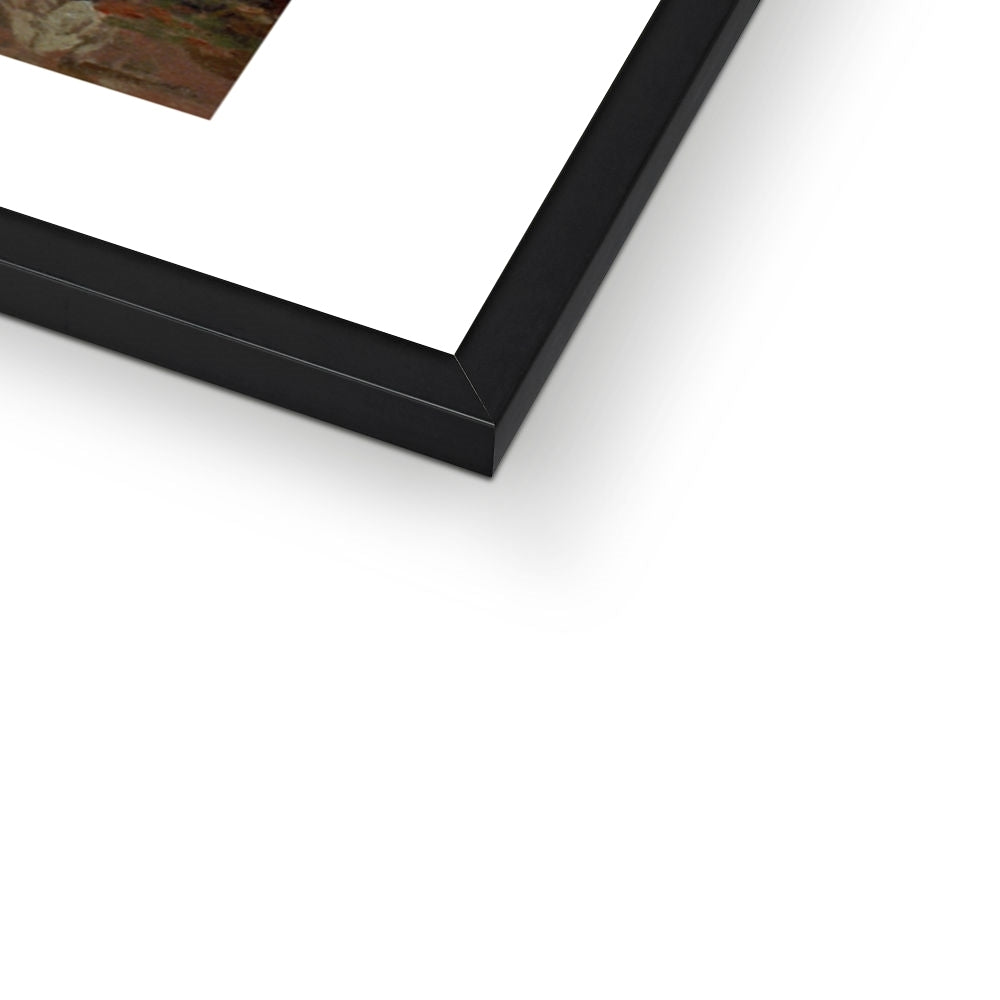 Farm Road Framed Print