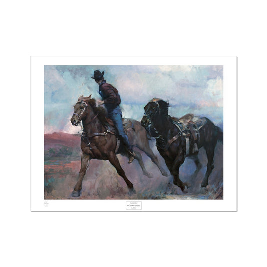Empty Saddle Fine Art Print
