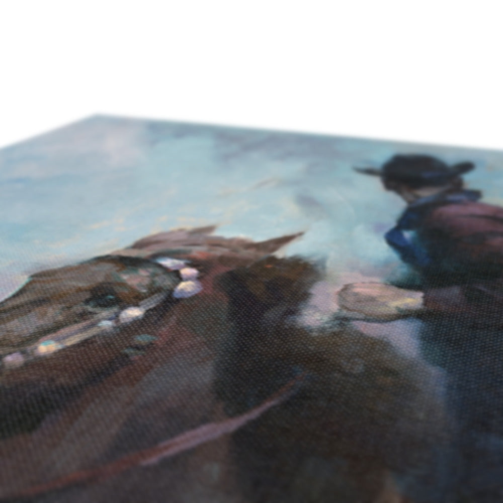 Empty Saddle Canvas