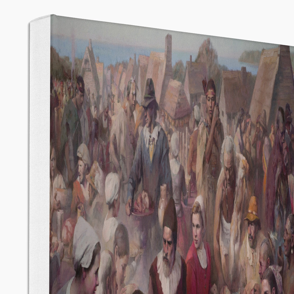 Thanksgiving 1621 Canvas