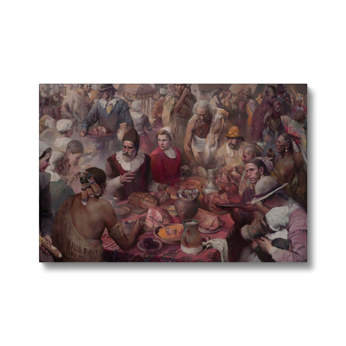Thanksgiving 1621 Canvas