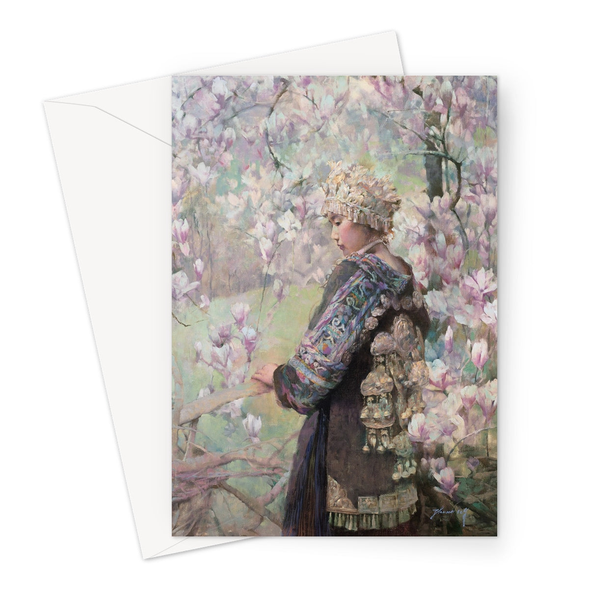Magnolias Greeting Card