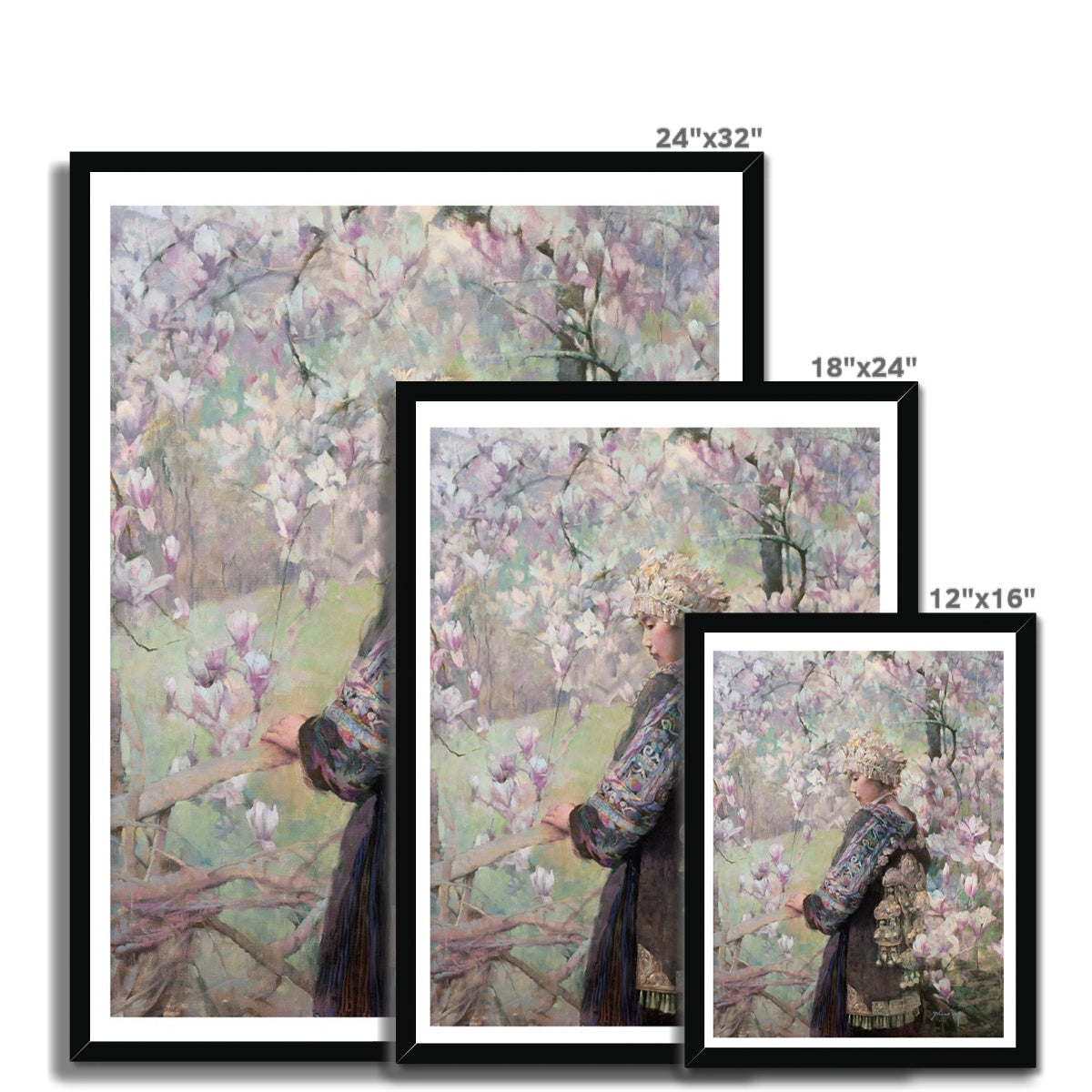 Magnolias Framed Print