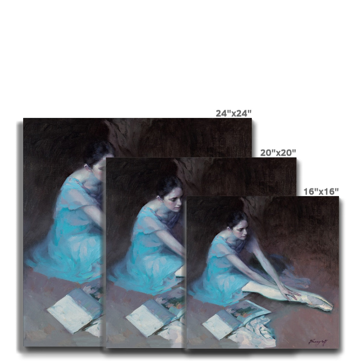 The Ballet Shoes Canvas