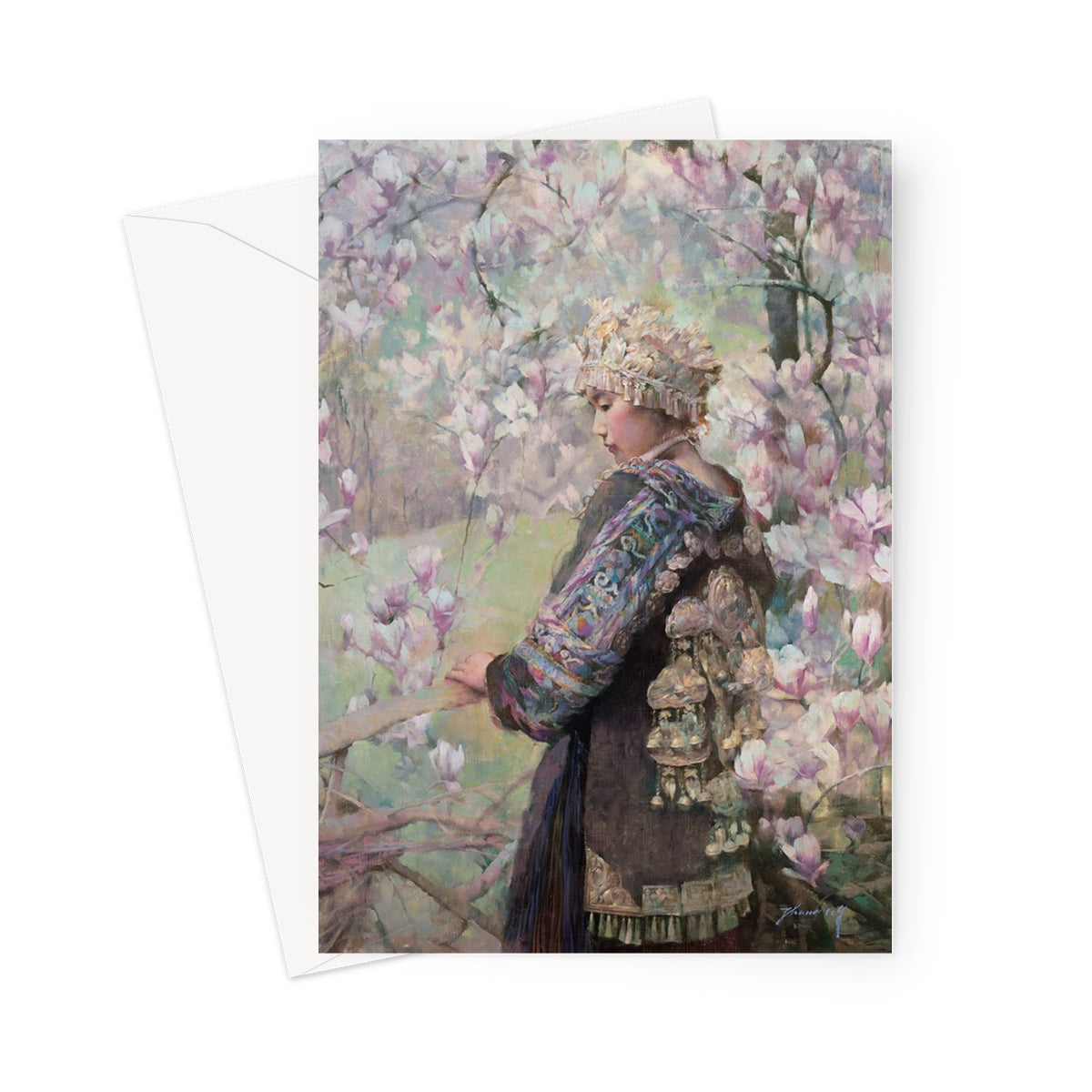 Magnolias Greeting Card